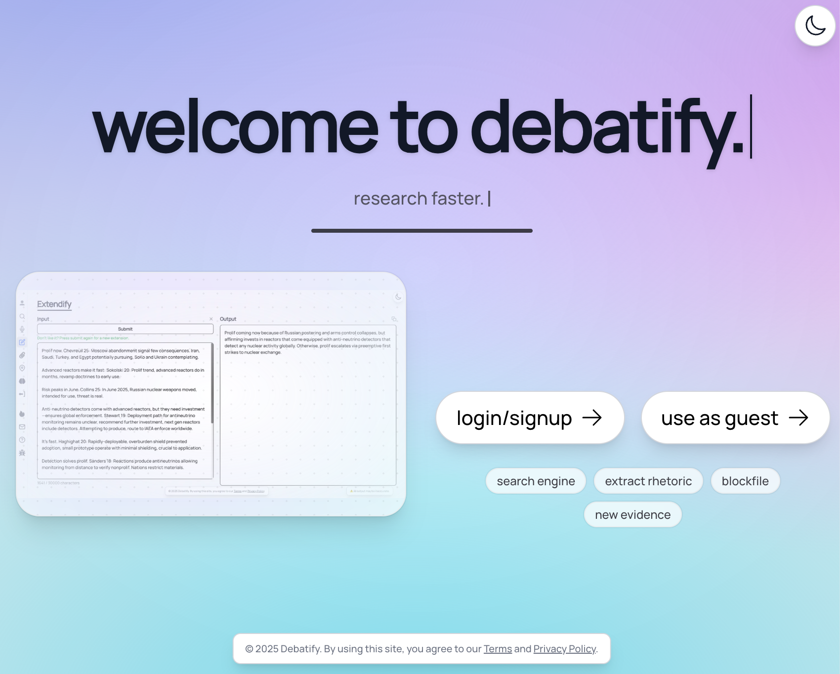 📌 Debatify | 2025